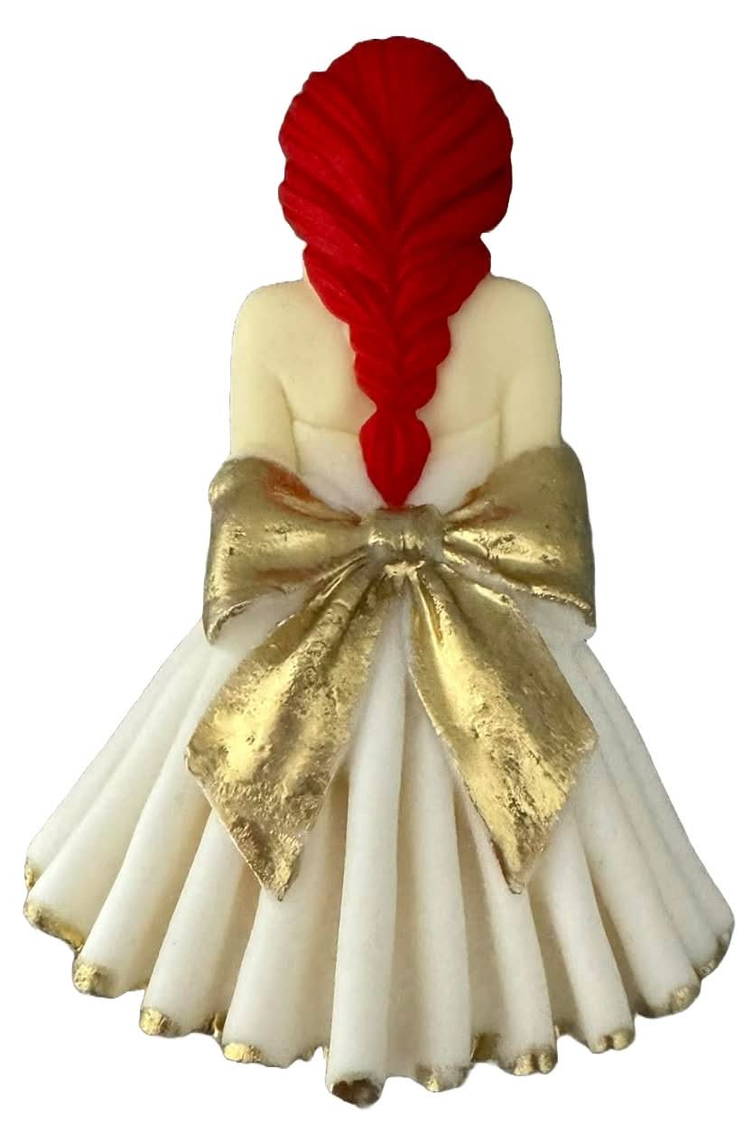 Essbare Zuckerdekoration, Beautiful Lady Sugar Paste Dekorationen Nati Shop