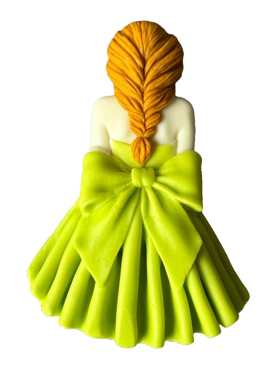 Essbare Zuckerdekoration, Beautiful Lady Sugar Paste Dekorationen Nati Shop