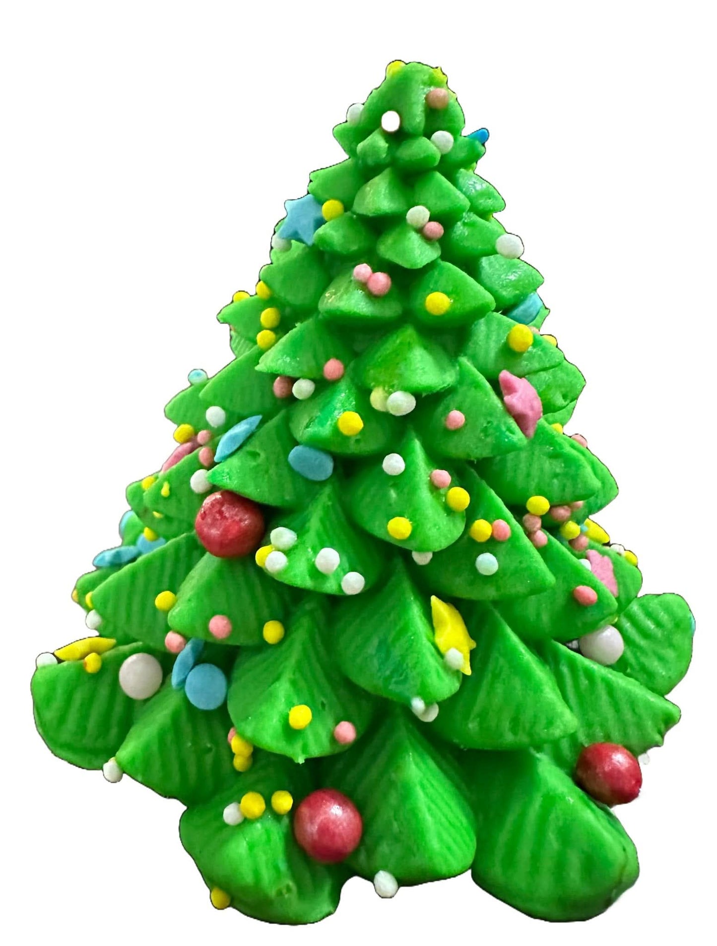 Essbare Zuckerdekoration, Weihnachtsbaumdekorationen aus Zuckerpaste Nati Shop