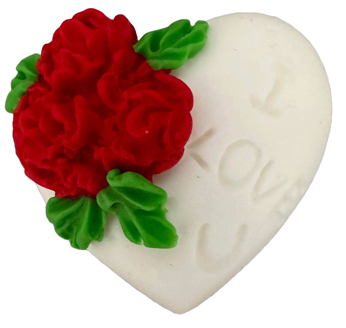 Essbare Zuckerdekoration, Herz „Ich liebe dich“ Dekorationen von Sugar Paste Nati Shop