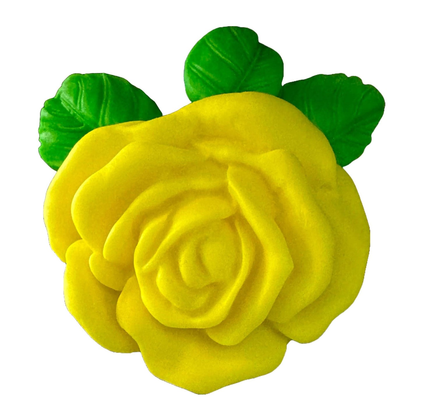 Essbare Zuckerdekoration, gelbe Rosendekorationen von Sugar Paste Nati Shop