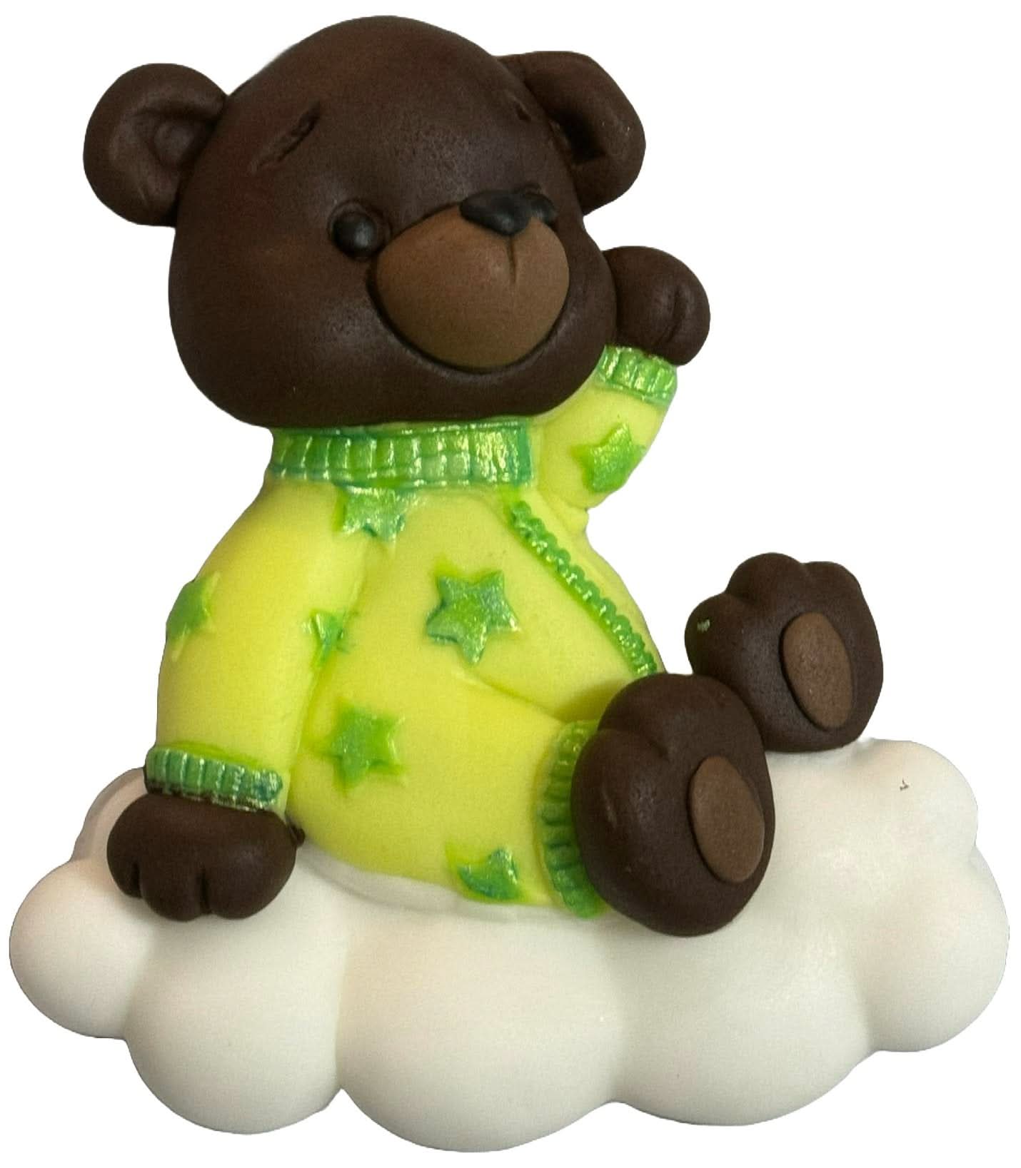 Essbare Zuckerdekoration, Bär auf der Wolke, Dekorationen von Sugar Paste Nati Shop