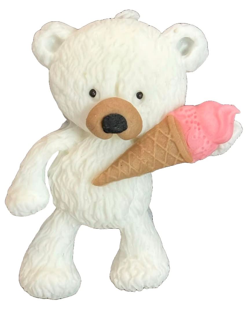 Essbare Zuckerdekoration, Bär mit Eisdekorationen von Sugar Paste Nati Shop