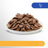 Nassfutter für Katzen Perfect Fit Sensitive 1+ mit Huhn in Soße, 12 Beutel, 12 x 85g – Premium-Nassfutter für empfindliche Katzen ab 1 Jahr, ohne Weizen und Soja, zur Unterstützung der Verdauung