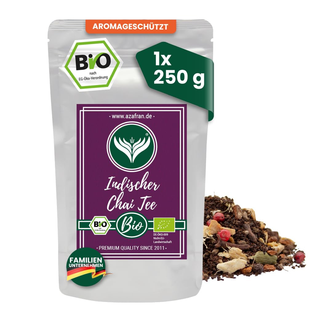 Azafran Bio-Indischer Chai-Tee – loser Gewürztee 250 g