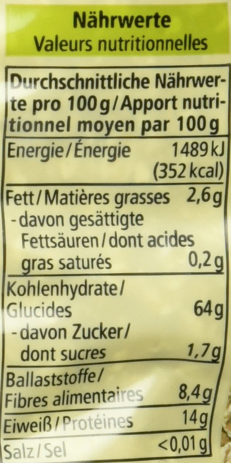 Bio-Dinkelflocken, feine Flocken, 500g