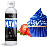 Gel-Lebensmittelfarbe – hochkonzentrierte Gel-Lebensmittelfarbe für Kuchen, Backen, Ostereier, Getränke – zuckerfreie Lebensmittelfarbe für Fondant, Zuckerguss, Schleim, Kuchendekoration (roter Samt, 150 g)