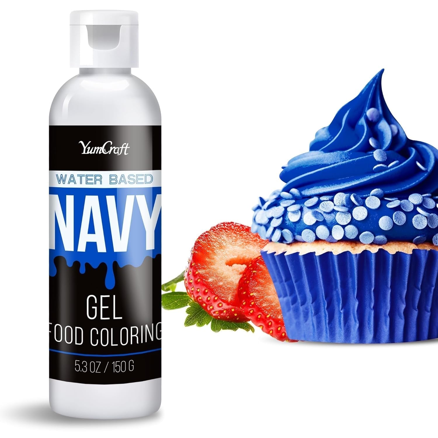 Gel-Lebensmittelfarbe – hochkonzentrierte Gel-Lebensmittelfarbe für Kuchen, Backen, Ostereier, Getränke – zuckerfreie Lebensmittelfarbe für Fondant, Zuckerguss, Schleim, Kuchendekoration (roter Samt, 150 g)