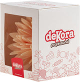dekora – 12,5 cm große Riesenblume – Herbst-Dahlie – glutenfrei, laktosefrei, vegan – Kuchendekorationen für Hochzeiten, Geburtstage und Desserts – einfach zu verwendende Zuckerpaste von Naty Shop