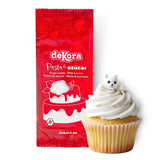 Dekora – Weißer Zuckerpastenfondant 150 g – Perfekt für Kuchen und Backdekorationen – Gluten- und laktosefrei – Vanillegeschmack – Weich, flexibel und leicht zu formen für kreative Dekorationen Naty Shop Weißer Zuckerpaste