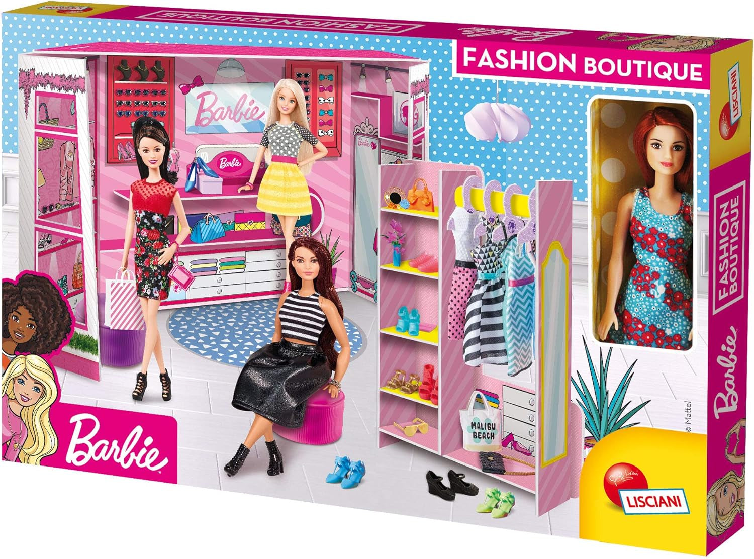 Lisciani 76918 Barbie Fashion Boutique Puppenhäuser Naty Shop