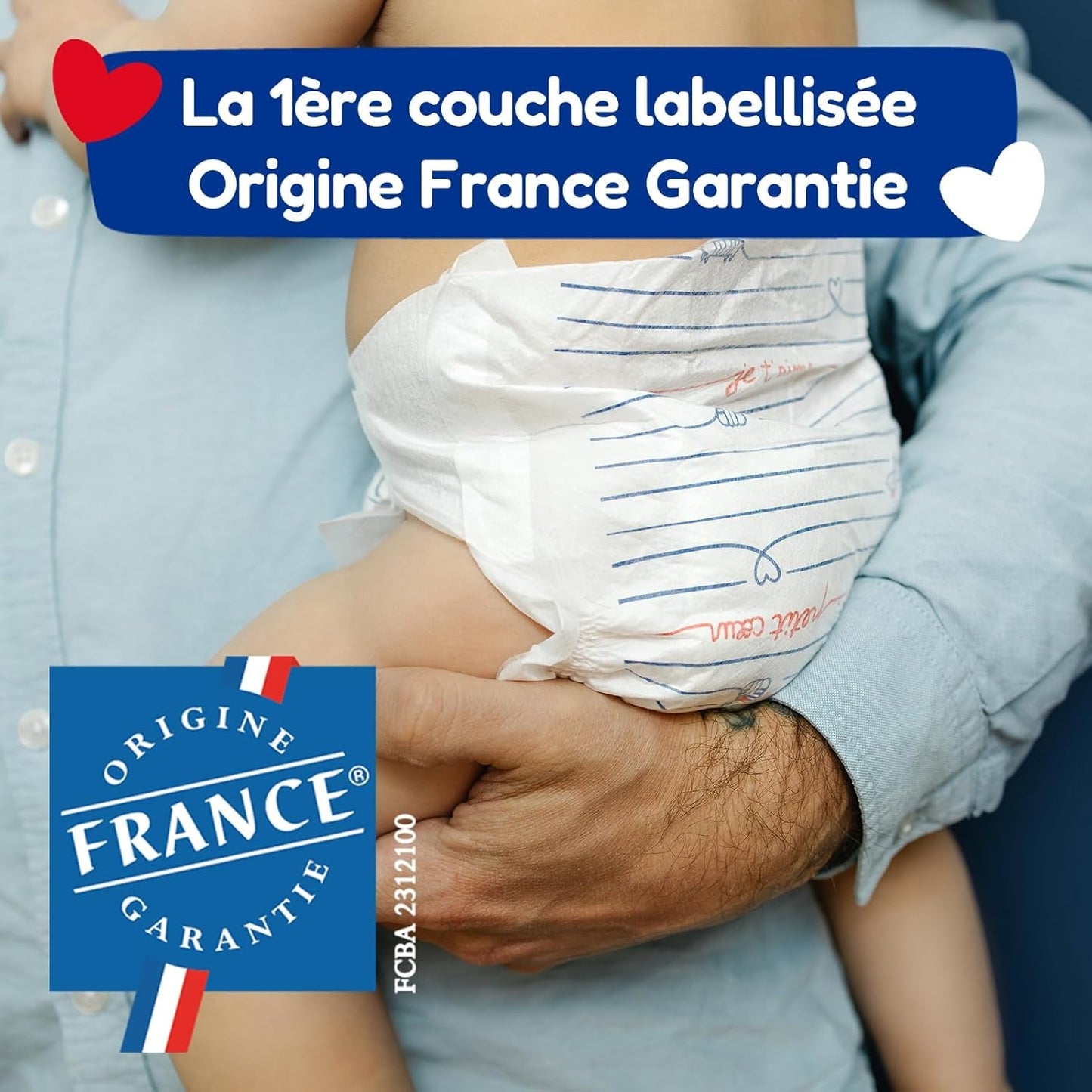 - Windelgröße 1 (2-5 kg) – gesund und extrem saugfähig – 12 Stunden auslaufsicher – ohne unerwünschte Substanzen – hergestellt in Frankreich – erschwinglicher Preis – 120 Wegwerfwindeln
