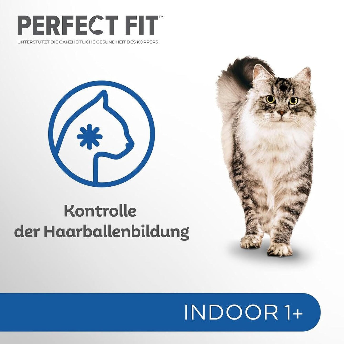 PERFECT FIT™ Beutel für Katzen, drinnen, mit Huhn, 12 x 85 g