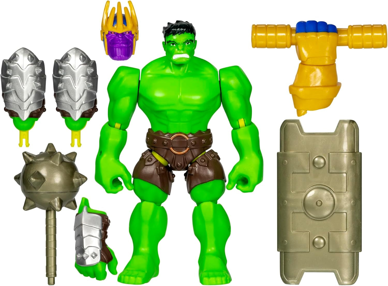 Mixmashers Marvel Captain America Avengers Mix-and-Match-Actionfigur und Zubehör Actionfiguren Naty Shop Hulk