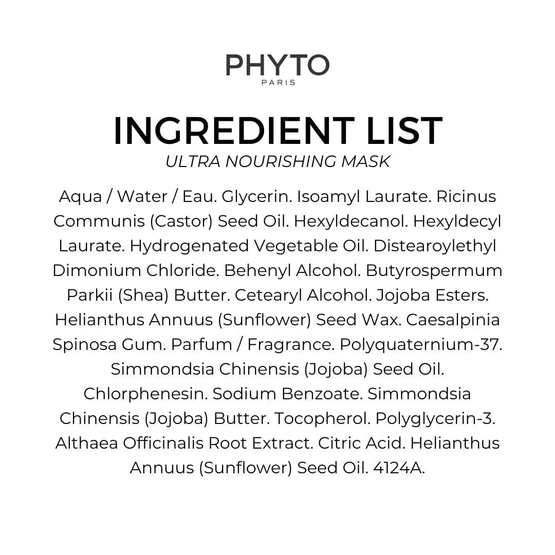 PHYTO Nourishment Ultra Nourishing Mask 200 ml Haarmaske Naty Shop