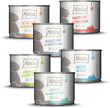 MjAMjAM – Premium-Nassfutter für Katzen – Leckeres Mix-Pack III Mahlzeiten für Ihre Katze, 6er-Pack (6 x 200 g), getreidefrei mit extra Fleisch