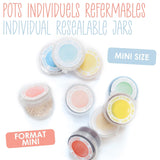 Scrapcooking – Set mit 9 pastellfarbenen Lebensmittelfarben – Blau, Gelb, Koralle, Rosa, Türkis, Limettengrün, Weiß, Aquagrün, Puderrosa – Essbares Farbpulver für Kuchen, Muffins, Macarons – 4272