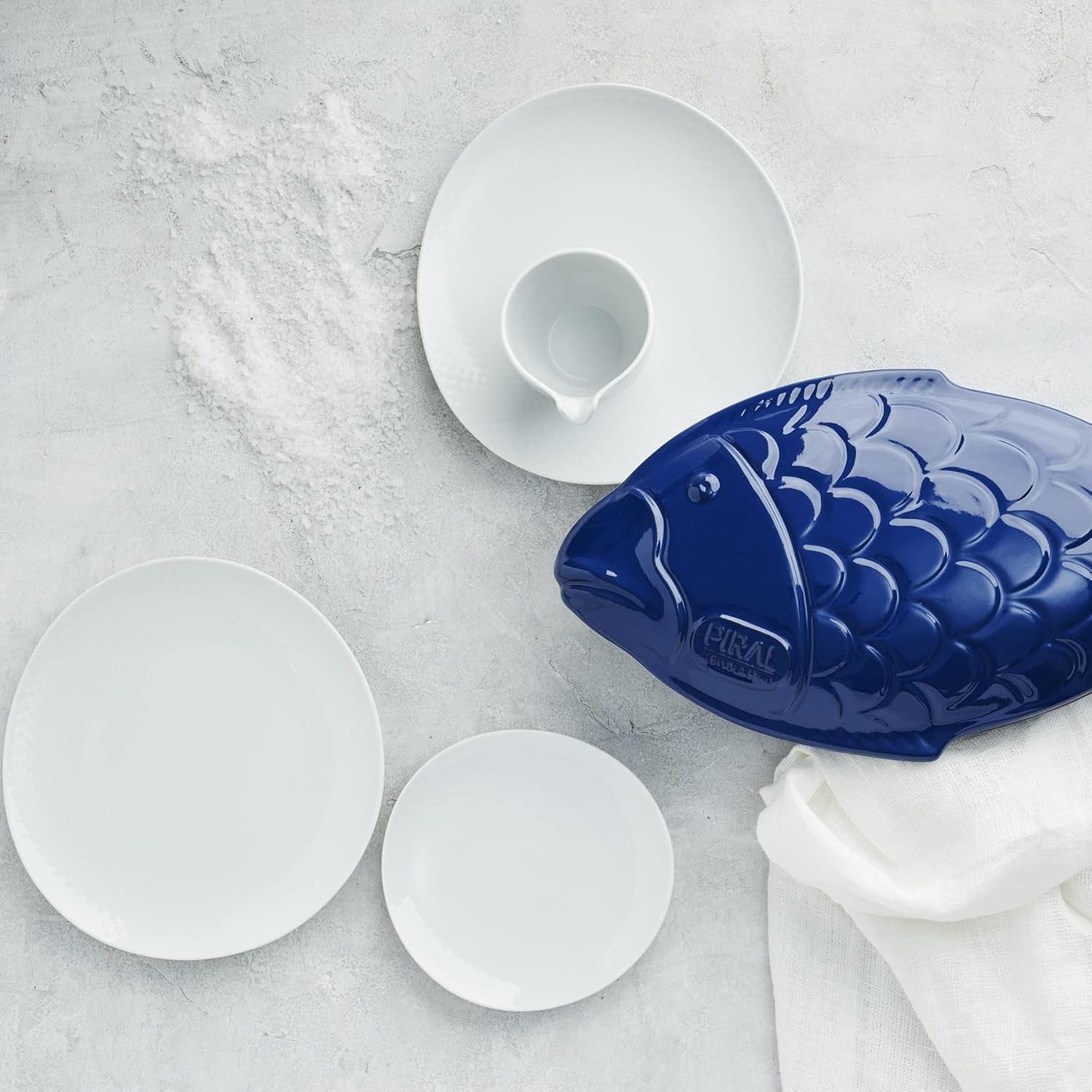 Rosenthal Junto White Geschirrset, Porzellan, weiß, flache Teller, Speiseteller Ø 22 cm, Speiseteller Ø 21,5 cm und Müslischalen Ø 14 cm, 0,62 l, spülmaschinen- und mikrowellengeeignet, Set für 4 Personen