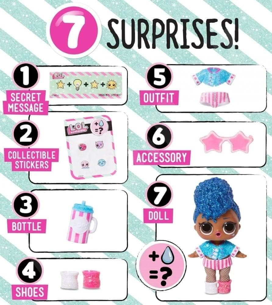 LOL Surprise Glitzer Series – Glitzer-Puppen im 12er-Pack – 80+ Überraschungen mit Puppen, Outfits, Accessoires und mehr – Spielzeug mit Wasserüberraschung – Für Mädchen und Jungen ab 4 Jahren