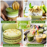 He-Ju, Pulver mit weißem Schokoladen- und Pistaziengeschmack, 250 Gramm Naty Shop Flavours