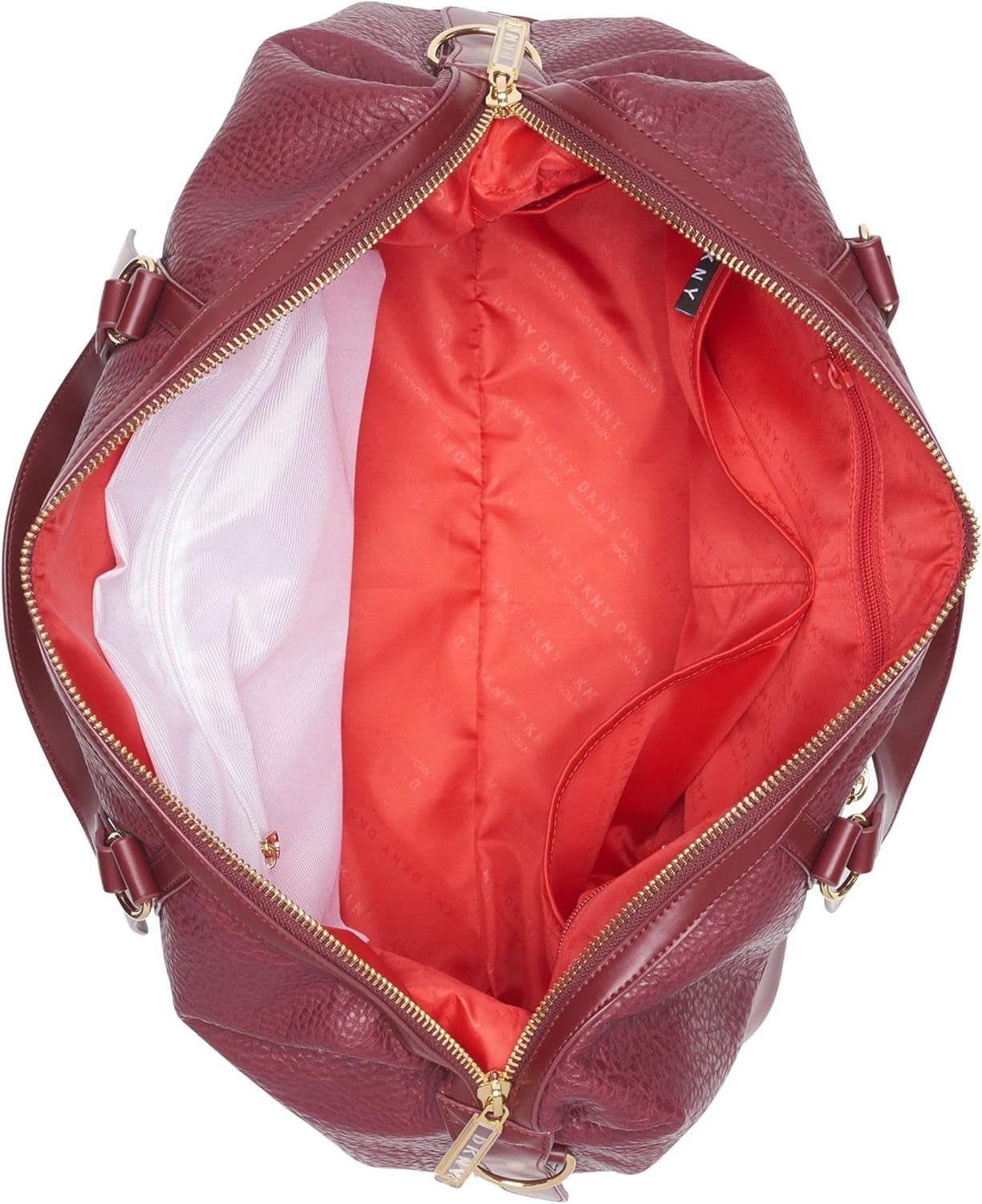 DKNY Duffel Softside Weekender-Gepäck, Rotwein, Wein, Duffel Softside Weekender-Gepäck, Gepäck und Reiseausrüstung, Naty Shop