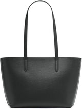 DKNY Damen Bryant Medium Leather Tote Bag Tragetasche, Schwarz / Gold Damentaschen Naty Shop