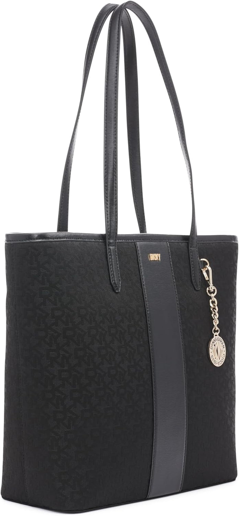 DKNY Damen R31AFR73-XLB-1 Tote, Schwarzes Logo / Schwarze Damentaschen Naty Shop