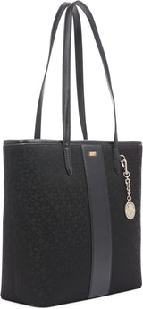 DKNY Damen R31AFR73-XLB-1 Tote, Schwarzes Logo / Schwarze Damentaschen Naty Shop