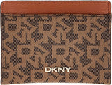 DKNY Damen-Brieftasche Bryant L mit Reiseaccessoire, Umschlag, Kartenhalter, Damen-Brieftasche, Naty Shop, Mokka/Karamell, Einheitsgröße