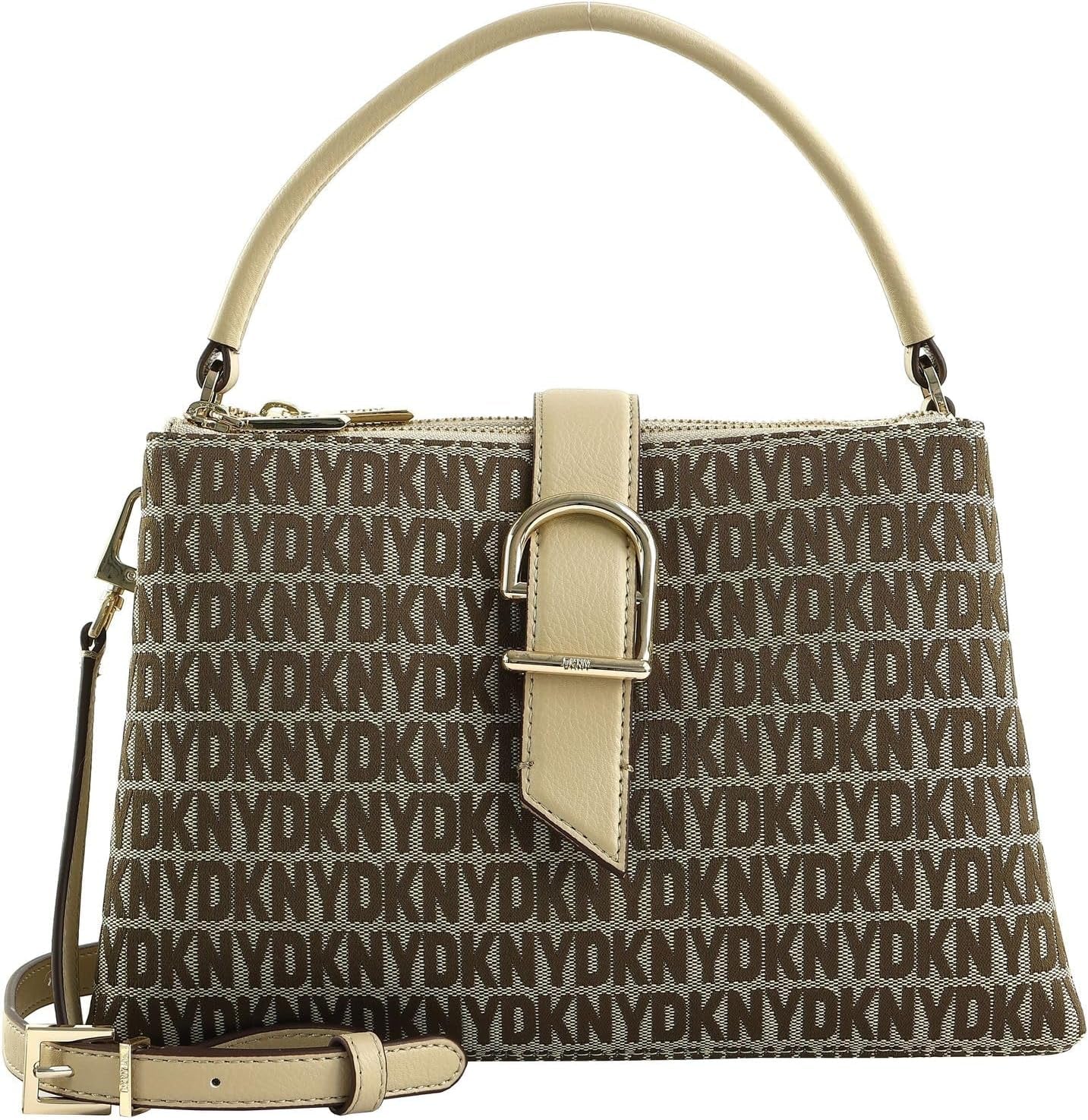 DKNY Women's Everyday Bag Satchel Damentaschen Naty Shop Chino/ helles Khaki