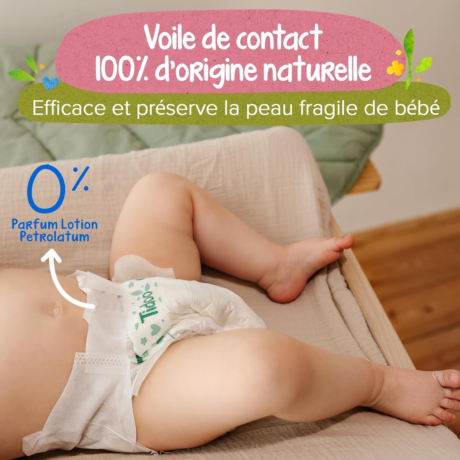 - Ökologische Diadeln, Größe 2 (3-6 kg) – natürlicher Ursprung, ohne Schadstoffe – 12 Stunden trocken, extrem saugfähig – Hermestellung in Frankreich – 150 Einwegdiadeln – Packung 1 Monat