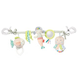 Fehn Baby-Mobile-Kette Panda Baby Mobile – Baby-Mobile-Kette mit süßen Figuren – flexibel hängendes Babyspielzeug – Kinderwagenspielzeug für Babys und Kleinkinder ab 0+ Monaten Babyspielzeug Naty Shop Kleinkinder