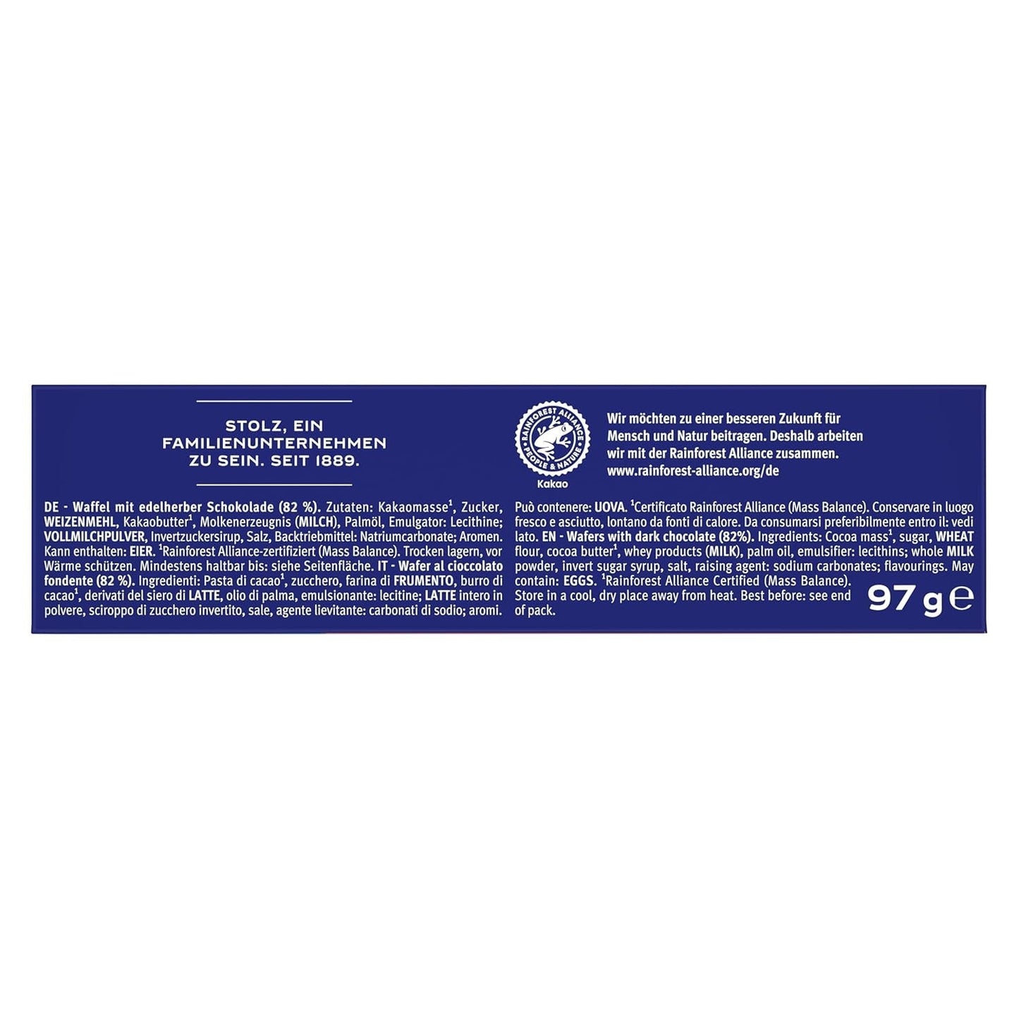 BAHLSEN Edelkräuter-Schokoladenwaffeln - Edelkräuter-Schokoladenwaffel (1 x 97 g)
