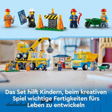 LEGO 60391 City Baufahrzeuge und Abrissbirne, Kran, Bagger, Muldenkipper und Transportfahrzeuge, Spielzeug, Lernspielzeug für Kinder ab 4 Jahren. Bausets. Besuchen Sie den LEGO-Store