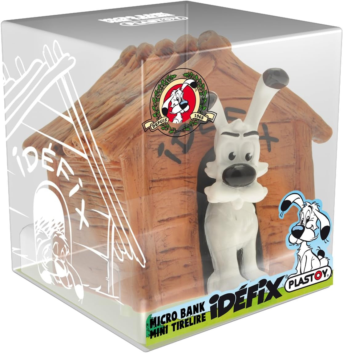 80070 – Idefix Hundehütte – Mini-Sparschwein, ohne
