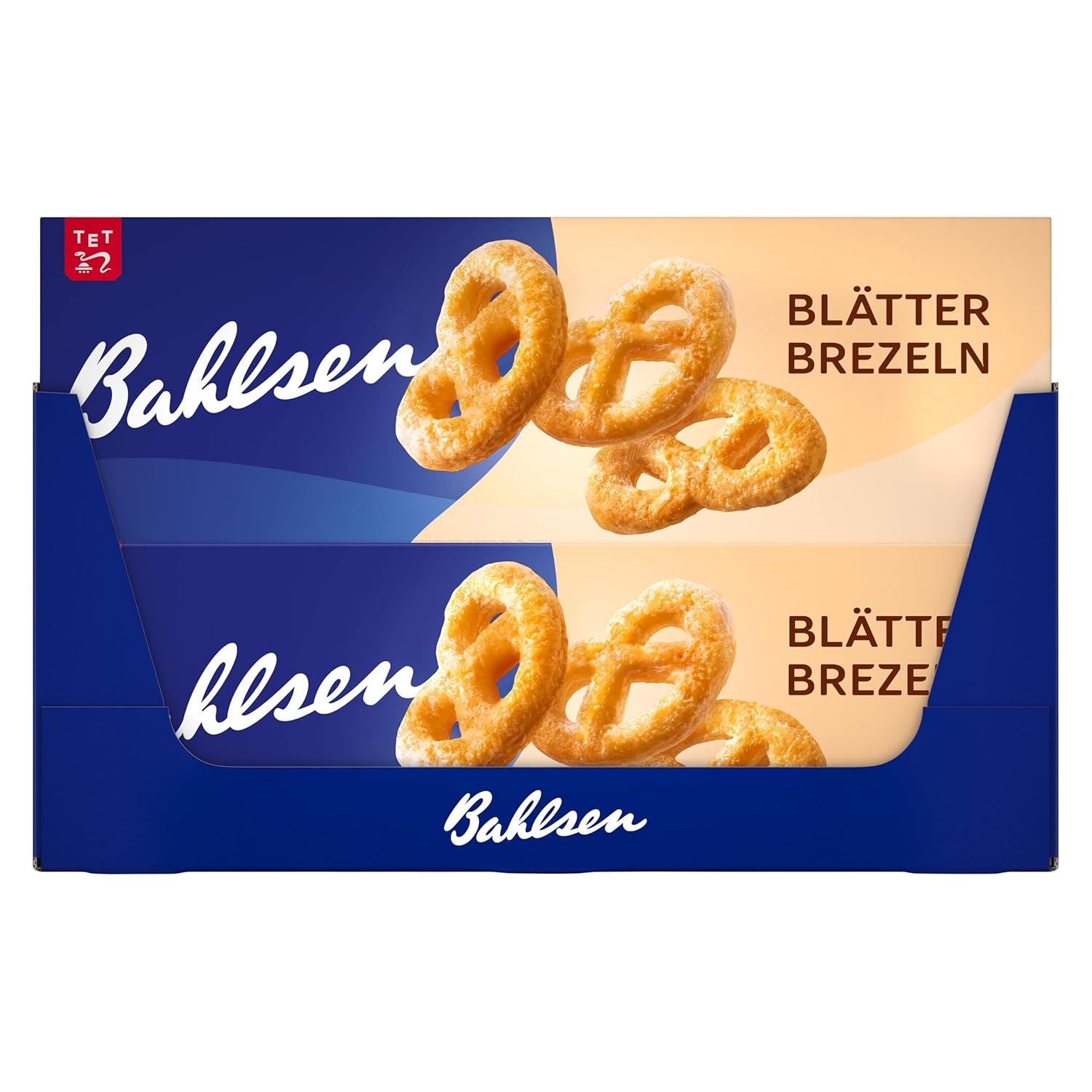 Bahlsen Blätterteig - 12er Pack - Karamellisierter Blätterteig in Brezelform (12 x 100g)
