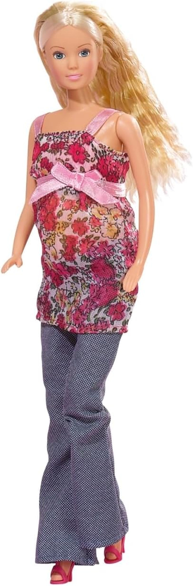 Simba 105734000 – Steffi Love Welcome Baby, schwangere Puppe, Zubehör, Modepuppe, 29 cm, für Kinder ab 3 Jahren