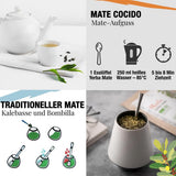 ORIGEENS BIO YERBA MATE MIT ZITRONE UND INGWER 200 G – Der energetisierende Tee I Bio Yerba Mate Tee, ungeröstet, Blätter, ohne Stiele und Staub