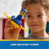 PAW PATROL Chase Action Pup Mini-Rettungsflugzeug-Spielset mit klappbaren Flügeln, Spielzeug für Kinder ab 3 Jahren, Actionfiguren, Naty Shop