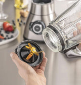 CASO B 1800 Powerblender-Set - Standmixer, 28.000 U/Min, Glasbehälter 1,75 L, Inkl. Trinkflasche Und Zerkleiner, Mixer Testsieger Mit Sehr Gut, Edelstahl Naty Shop