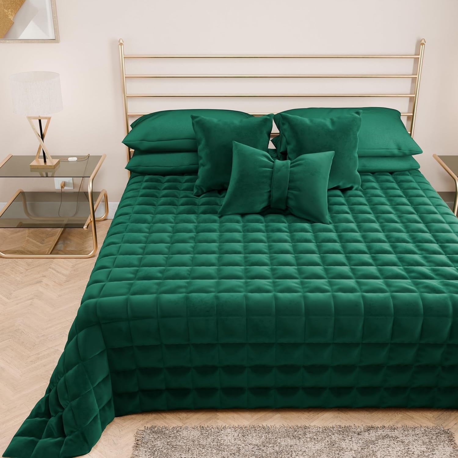 PETTI Artigiani Italiani – Einzelbettbezug, doppelseitige Bettdecke, Federkerndecke, Mitternachtsblau, Weiß, 100 % Made in Italy