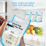 Edibaby, Beutel für Muttermilch, 100 Stück, sterilisiert, ohne BPA Zubehör Lebensmittel und Stillen Bebe Naty Shop