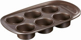Pyrex BANDEJA 6 MAGDALENAS ASYMETRIA PX Muffinförmchen, Metall, Bunt, 6 Magdalena Formen und Bleche zum Backen Naty Shop 6 Magdalena
