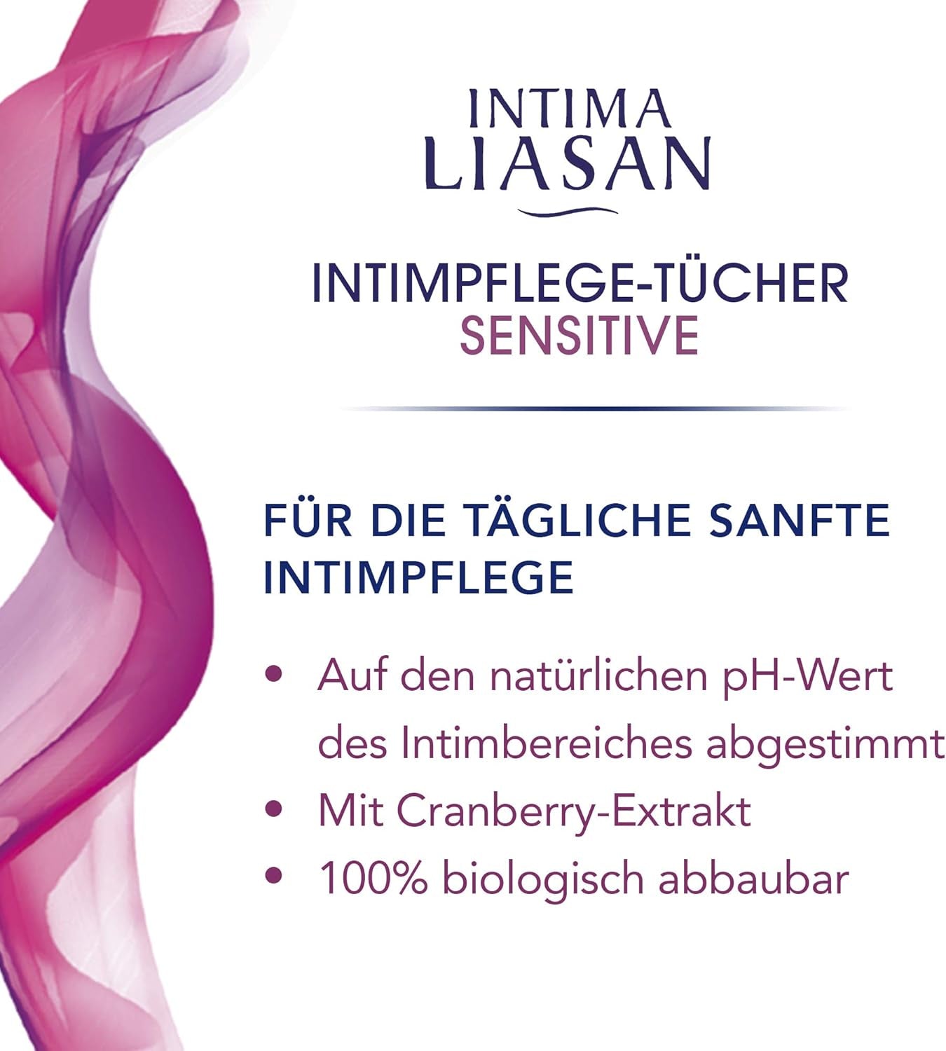 Intima by Sagrotan Sensitive Intimpflegetücher, seifenfrei und alkoholfrei, 30 Stück (4er Pack)