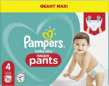 Pampers (alte Version), Höschen, Größe 4, 9 kg–15 kg, Dreierpack (1 x 88 Windeln)