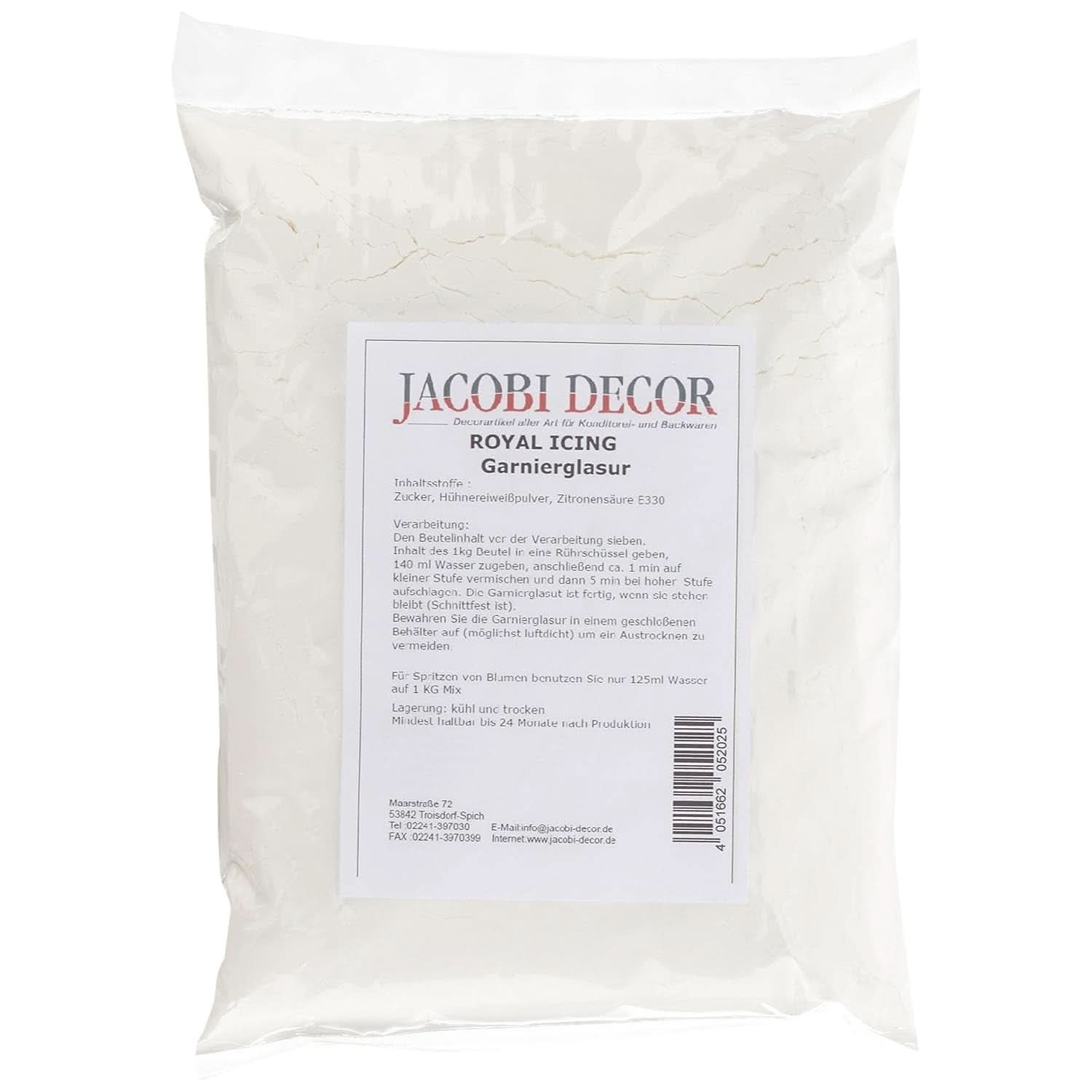 Cake Company Royal Icing, 1 kg, glutenfreie Glasuren und Dekor Naty Shop