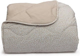 Foppapedretti Notte & Natura Salbeiblüten-Steppdecke, Bezug, 100 % Baumwolle, hergestellt in Italien. Bettdecken und Steppdecken Naty Shop Sandblumen King Single