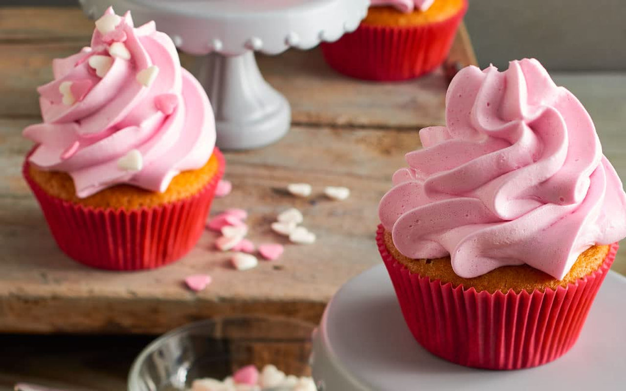 RUF Bio-Lebensmittelfarbe Zuckerwatte rosa mit Agavensirup zum Einfärben von Zuckerguss und zum Dekorieren von Kuchen, glutenfrei und vegan, 1 x 25g