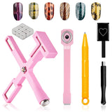 14 Stück Nail Art Werkzeug Magnetstift DIY Magic 3D Magnet Stick Set Verwendung mit Cat Eye Gel Pulver Oder Nagelack - Magnetic Stift Katze Eye Pen Für Ideale Katzenaugen Magische Wirkung