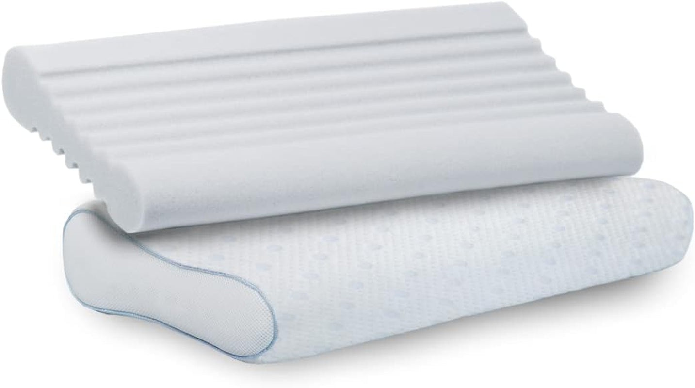 PARADIES Nackenkissen 40X80 cm - Revita Ergonomisch - IGR-zertifiziert, Ergonomisches Nackenstützkissen Höhe: 10 cm Orthopädische Halskissen Naty Shop Revita Ergonomisch